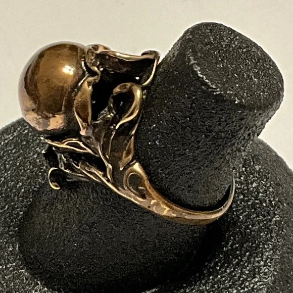 Elegant Copper Victorian Women's Ring size 6.5 - Picture 3 of 7